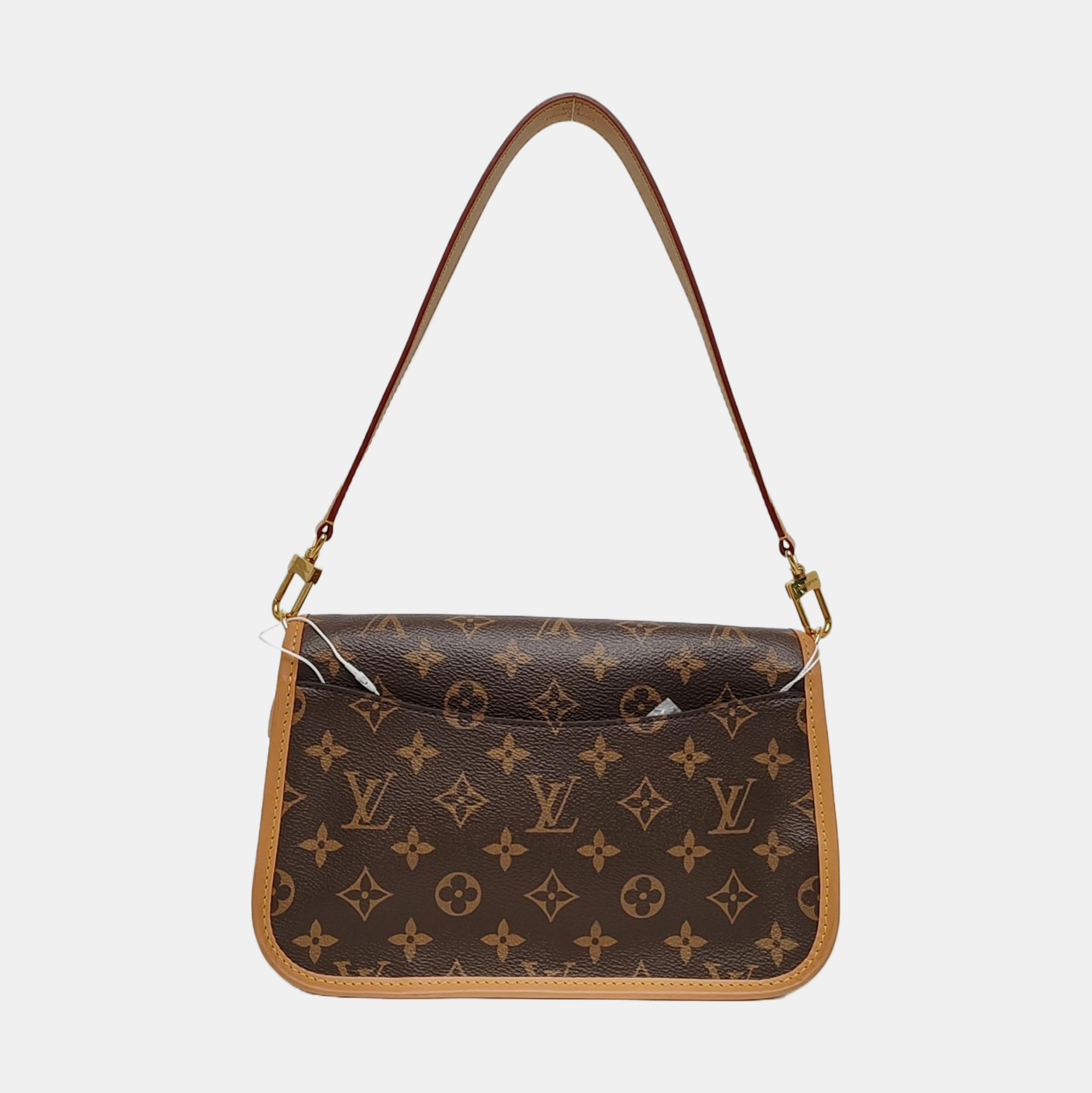 DIANE Monogram Coated Canvas Brown