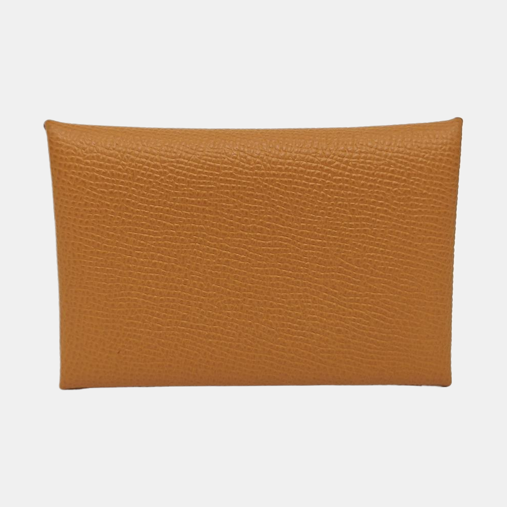 Calvi Epsom Brown Card Holder