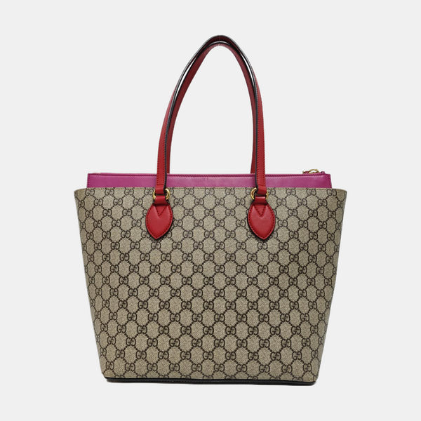 Monogram Coated Canvas Shoulder Bag Beige