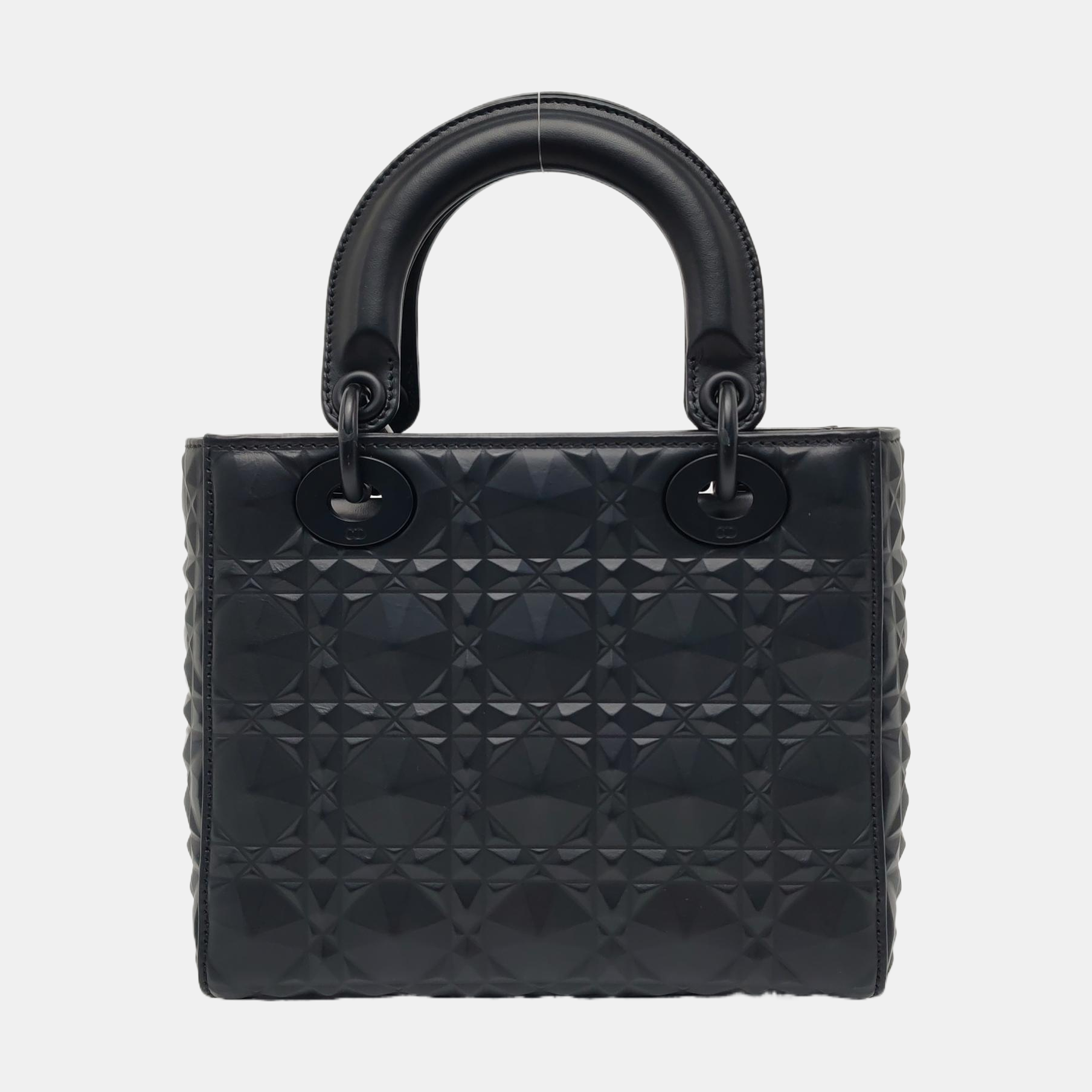 Lady Dior Small Cannage Calfskin Black