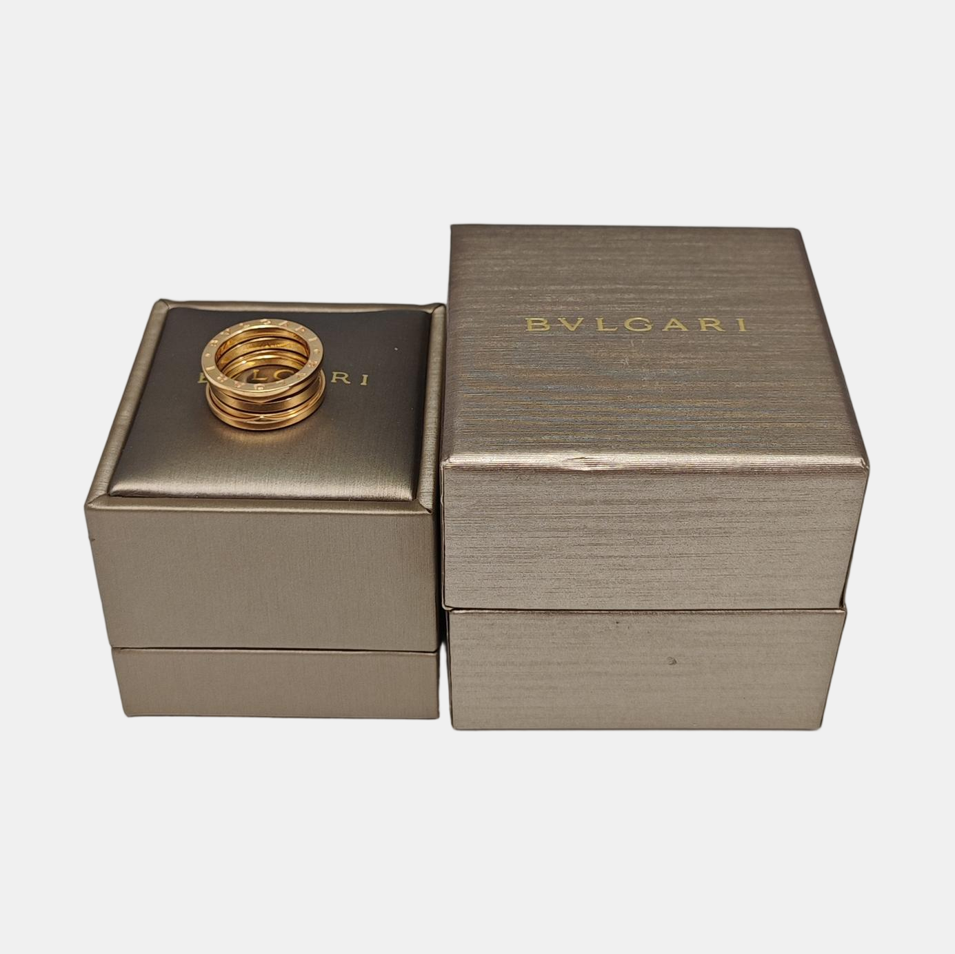 B.ZERO1 18k Rose Gold Ring EU 52