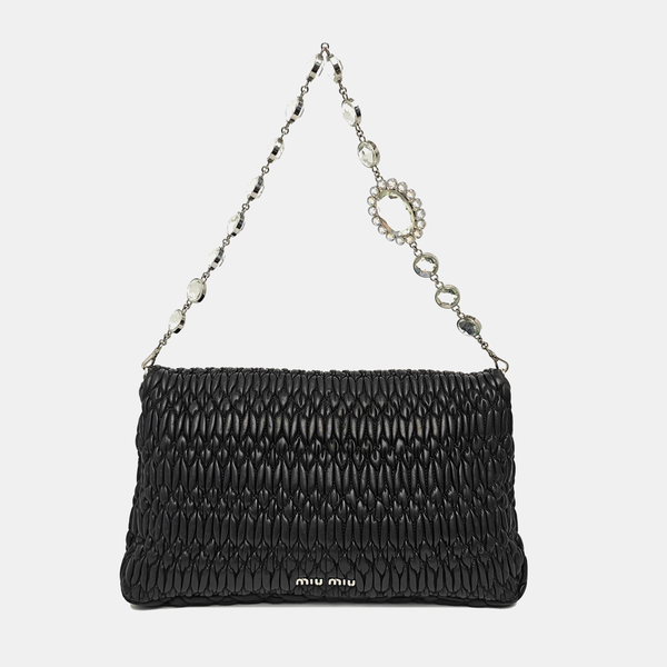 Crystal Lambskin Black