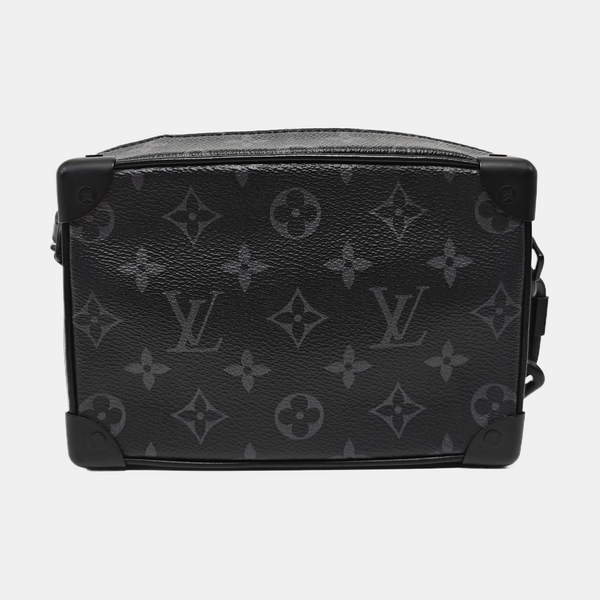 SOFT TRUNK Mini Monogram Coated Canvas Black