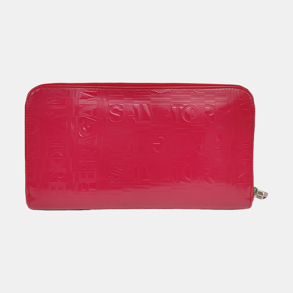Leather Wallet Red