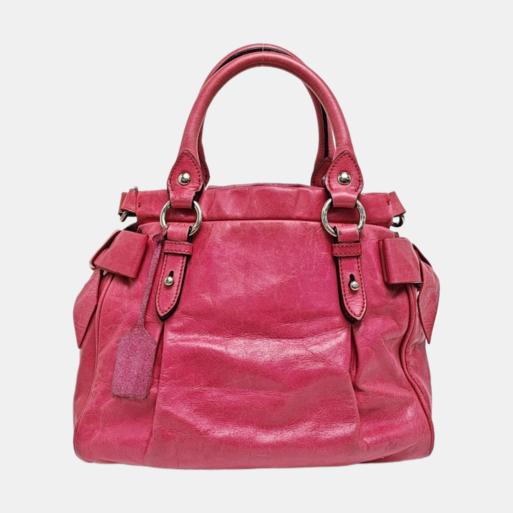 Bow Calfskin Pink