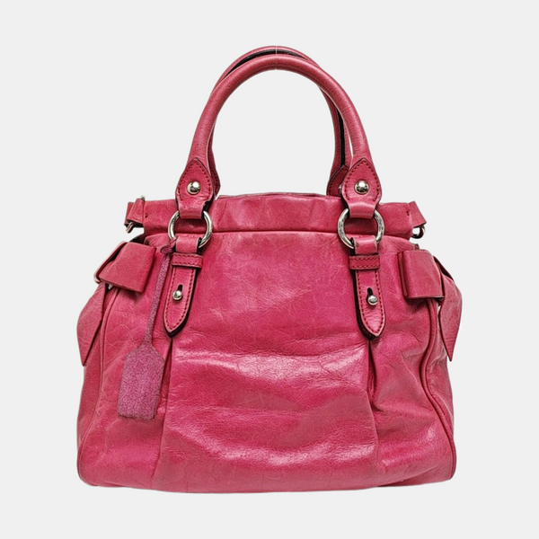 Bow Calfskin Pink