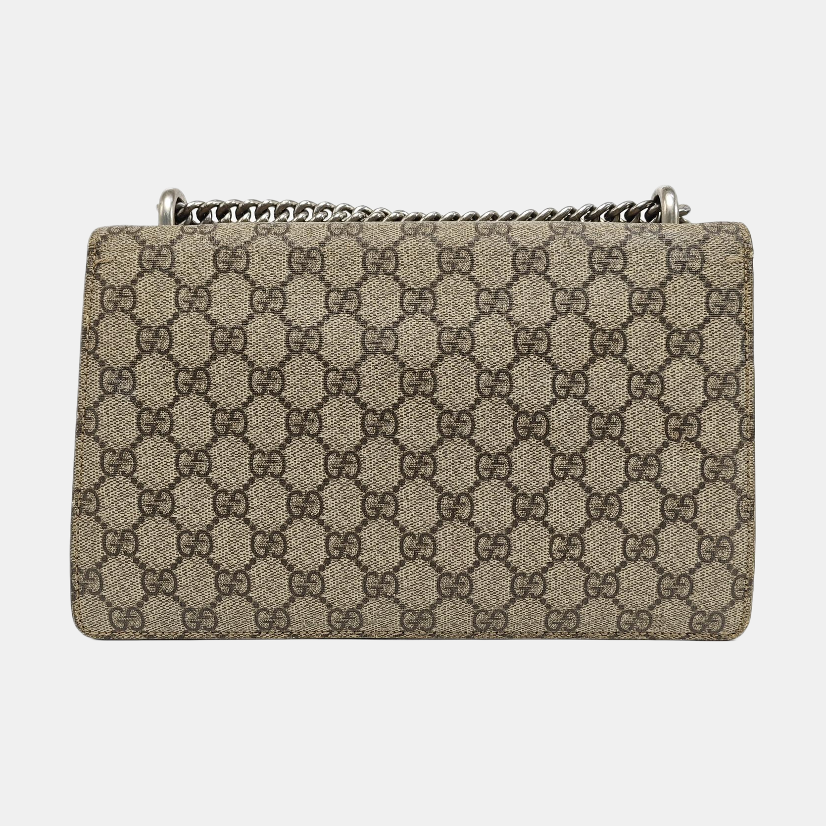 Dionysus Small Monogram Coated Canvas Black
