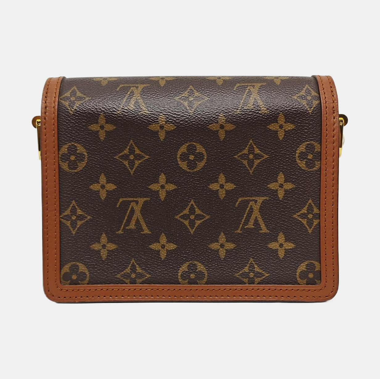 DAUPHINE Mini Monogram Coated Canvas Brown