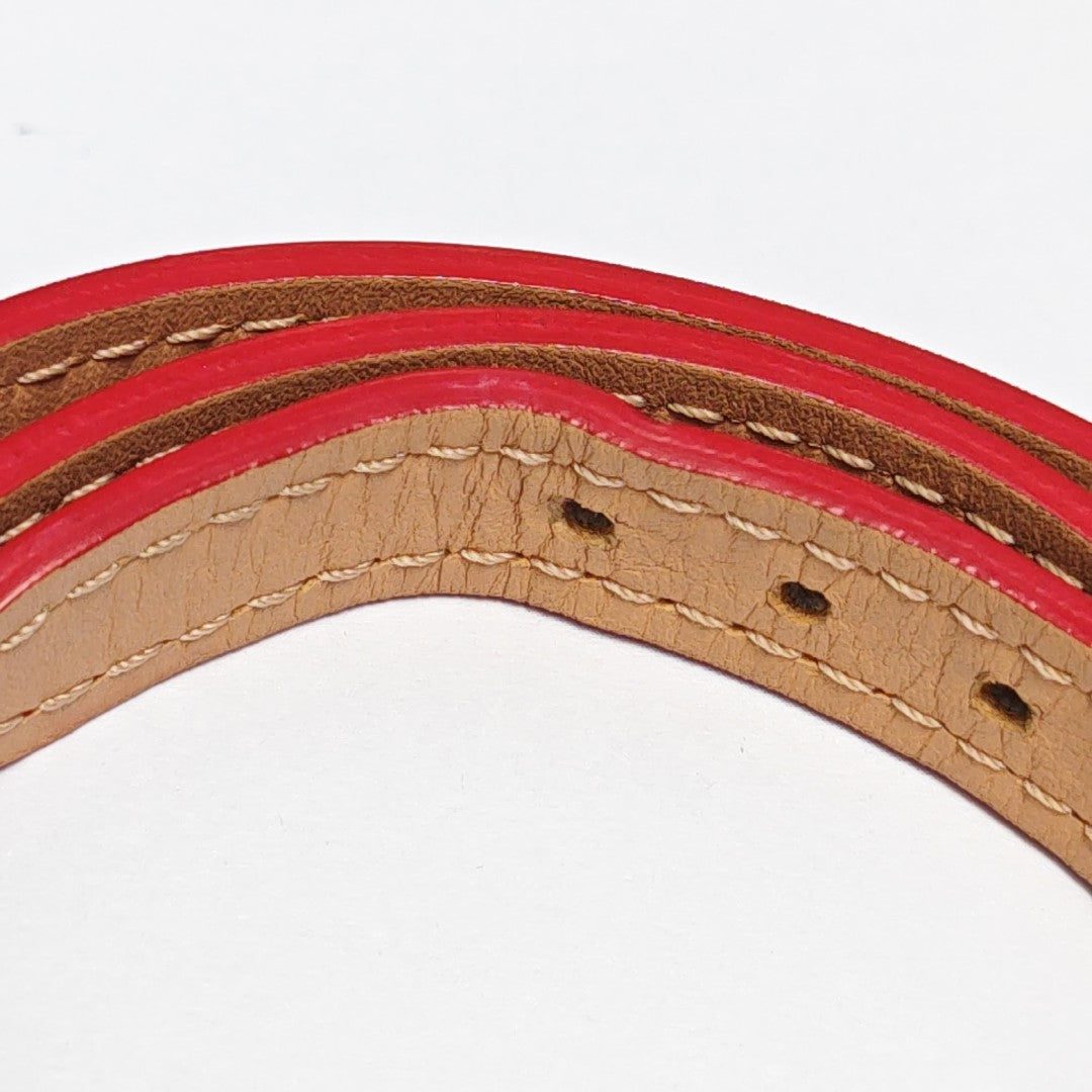 Leather Red Bracelet
