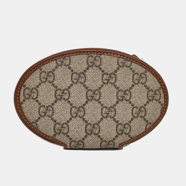 Authenticated pre-owned  Horsebit 1955 Monogram Coated Canvas Beige Coin Purse - Coin Purse at Looply