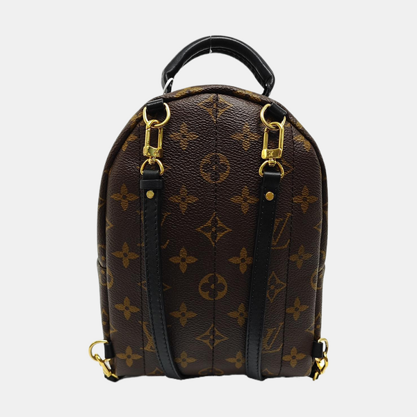 PALM SPRINGS Mini Monogram Coated Canvas Brown