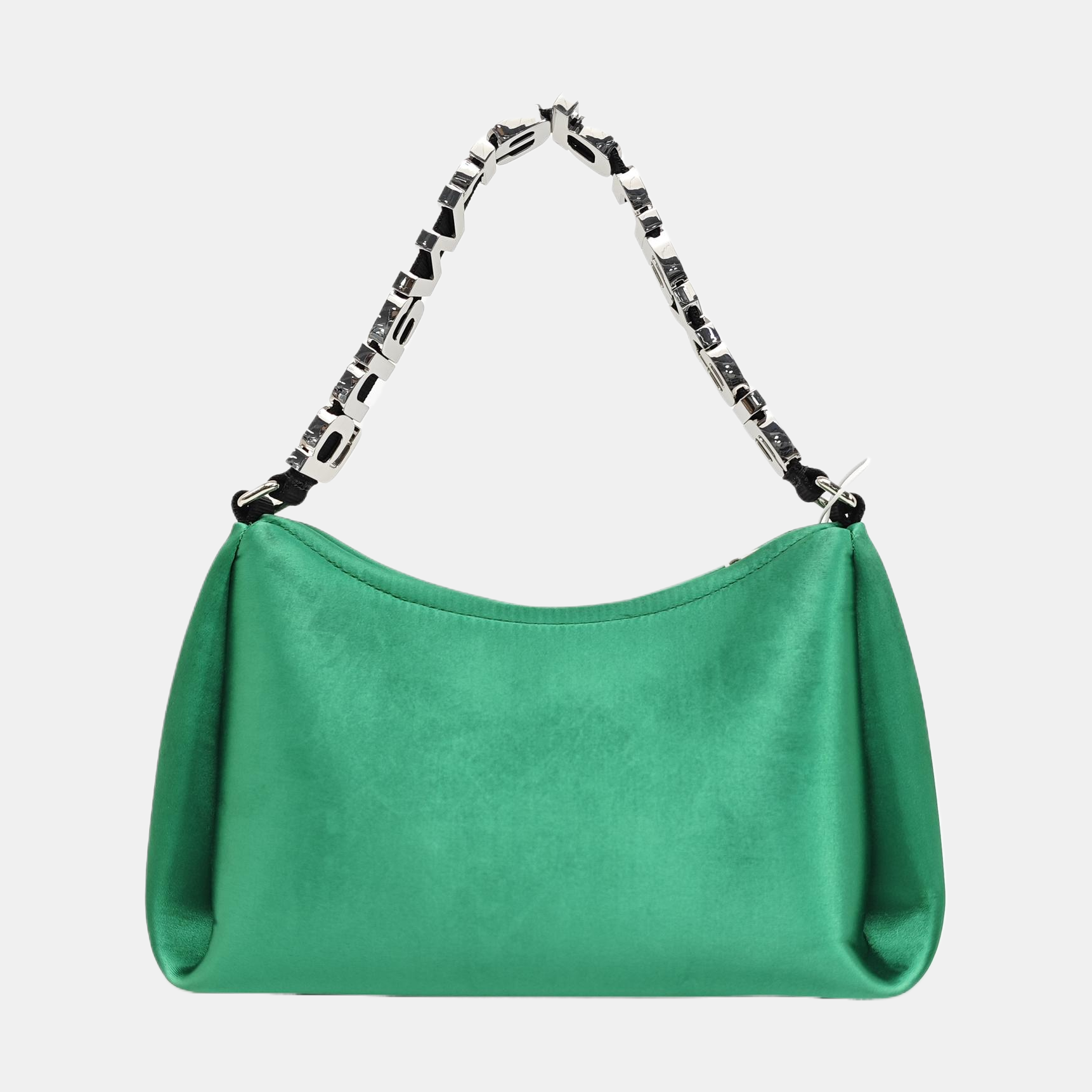 Fabric Top Handle Bag Green