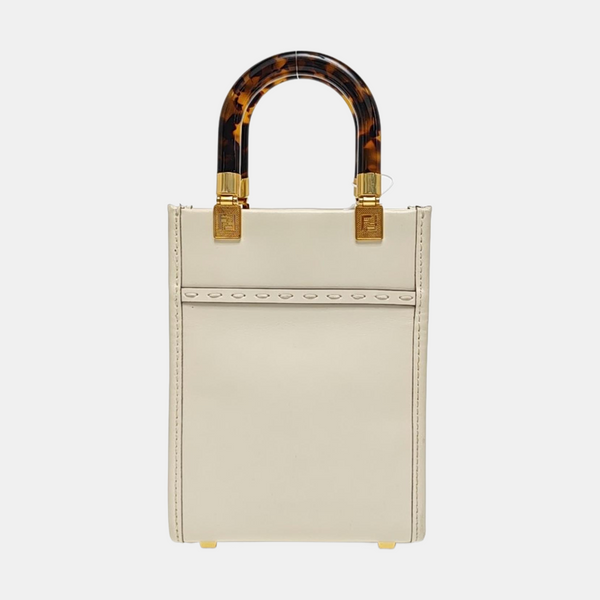 Sunshine Mini Calfskin White