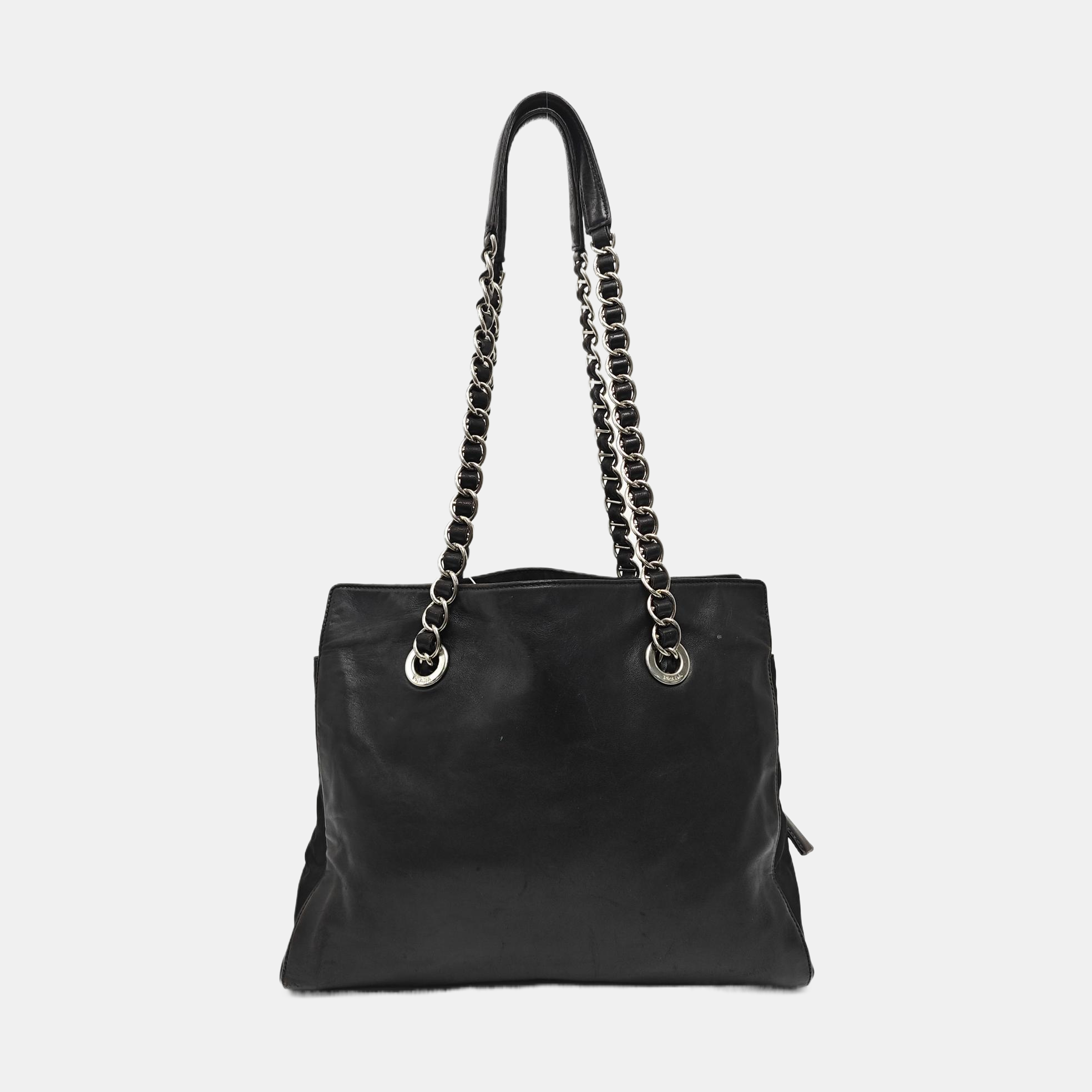 Calfskin Tote Bag Black
