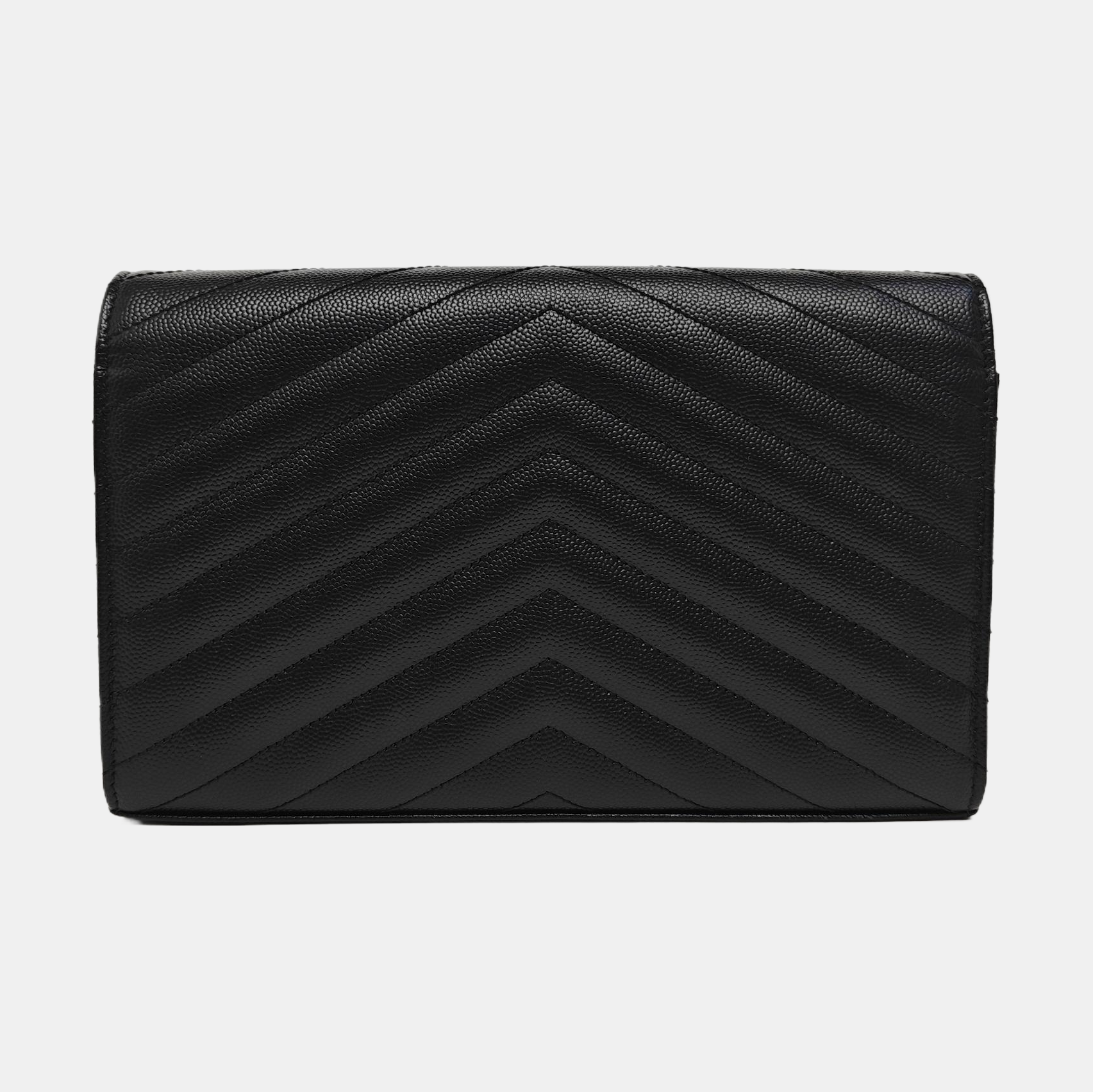 MONOGRAM Medium Chevron Calfskin Black