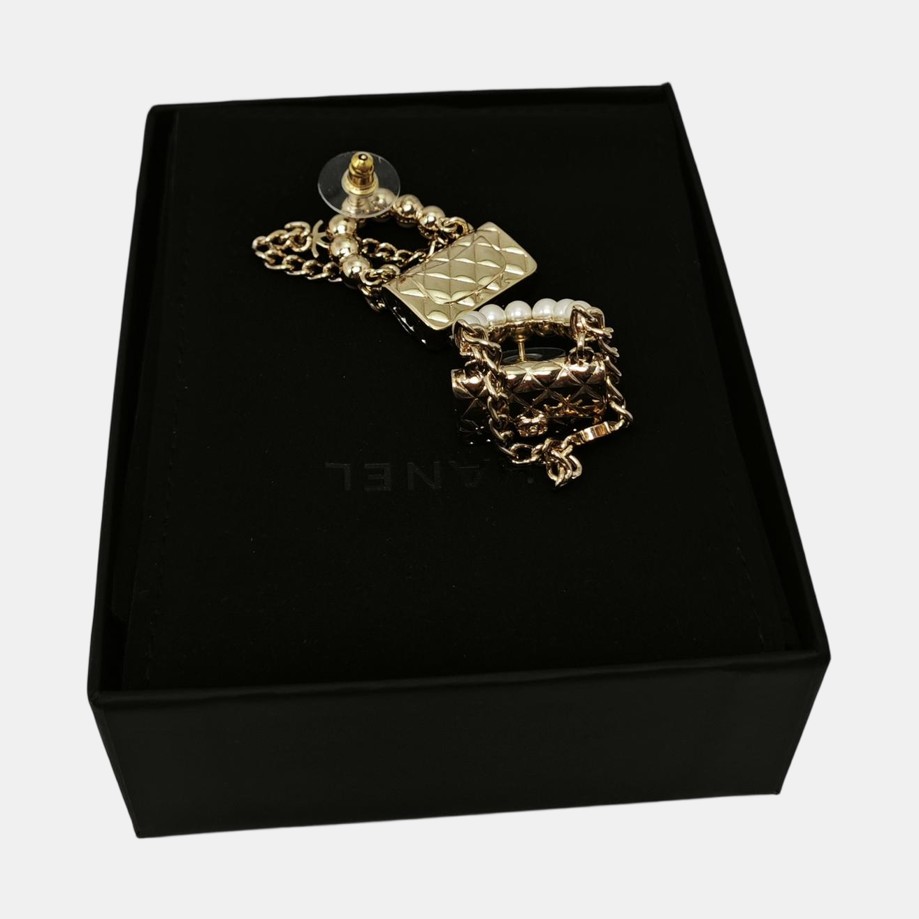 Metal Gold Stud Earrings