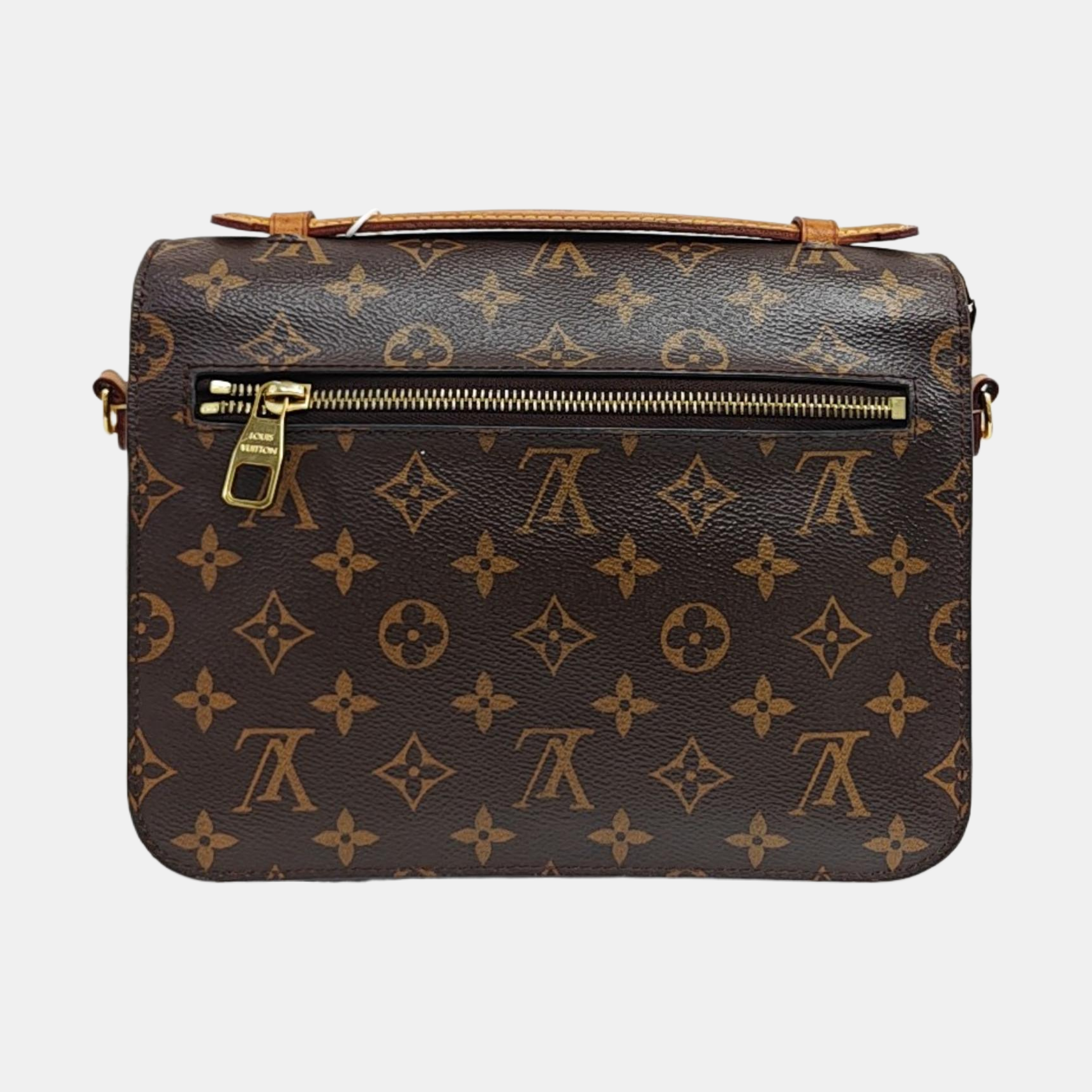 MÉTIS MM Monogram Coated Canvas Brown