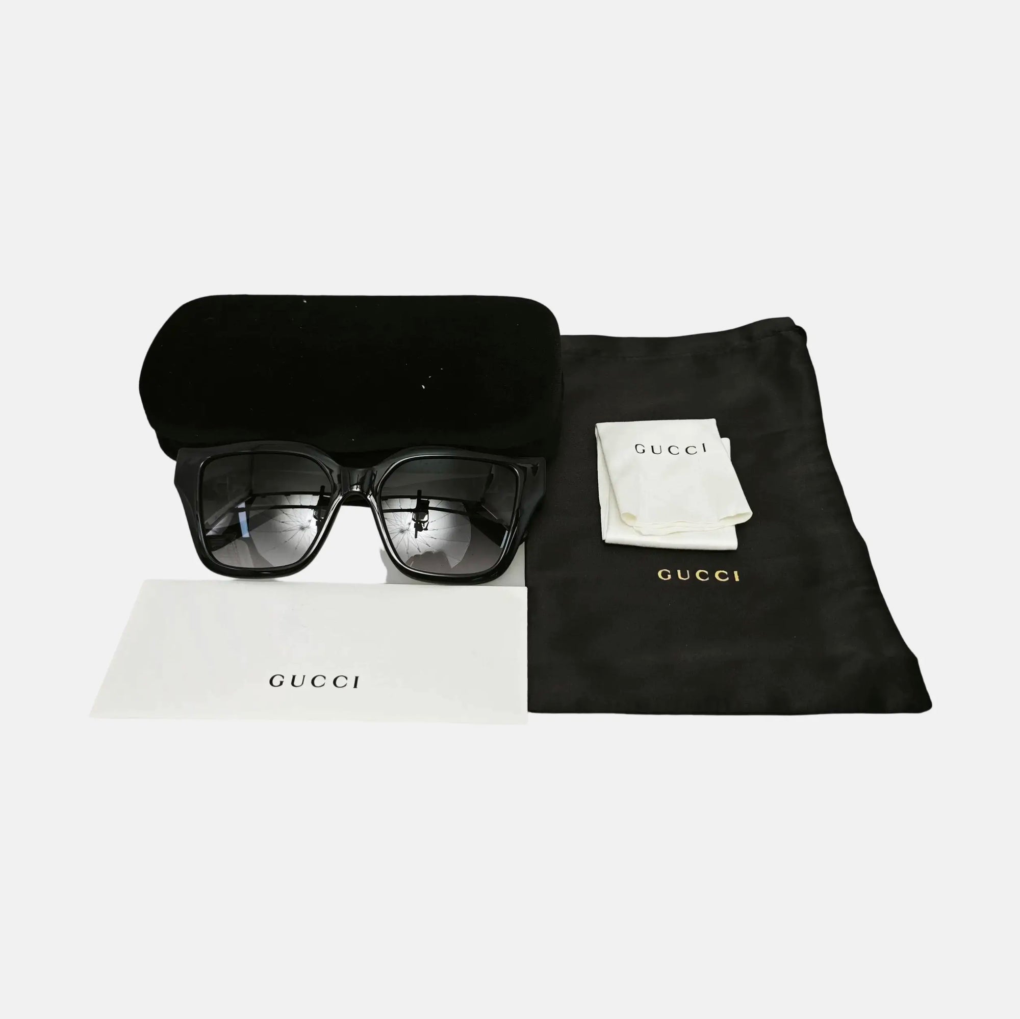 Synthetic Sunglasses Black