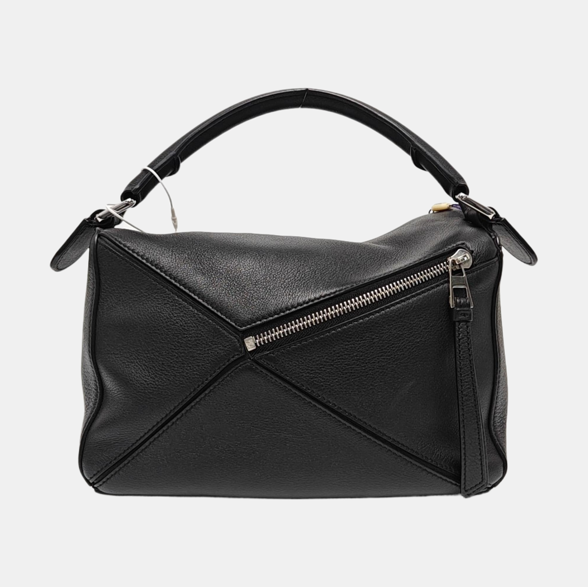 Puzzle Edge Small Calfskin Black