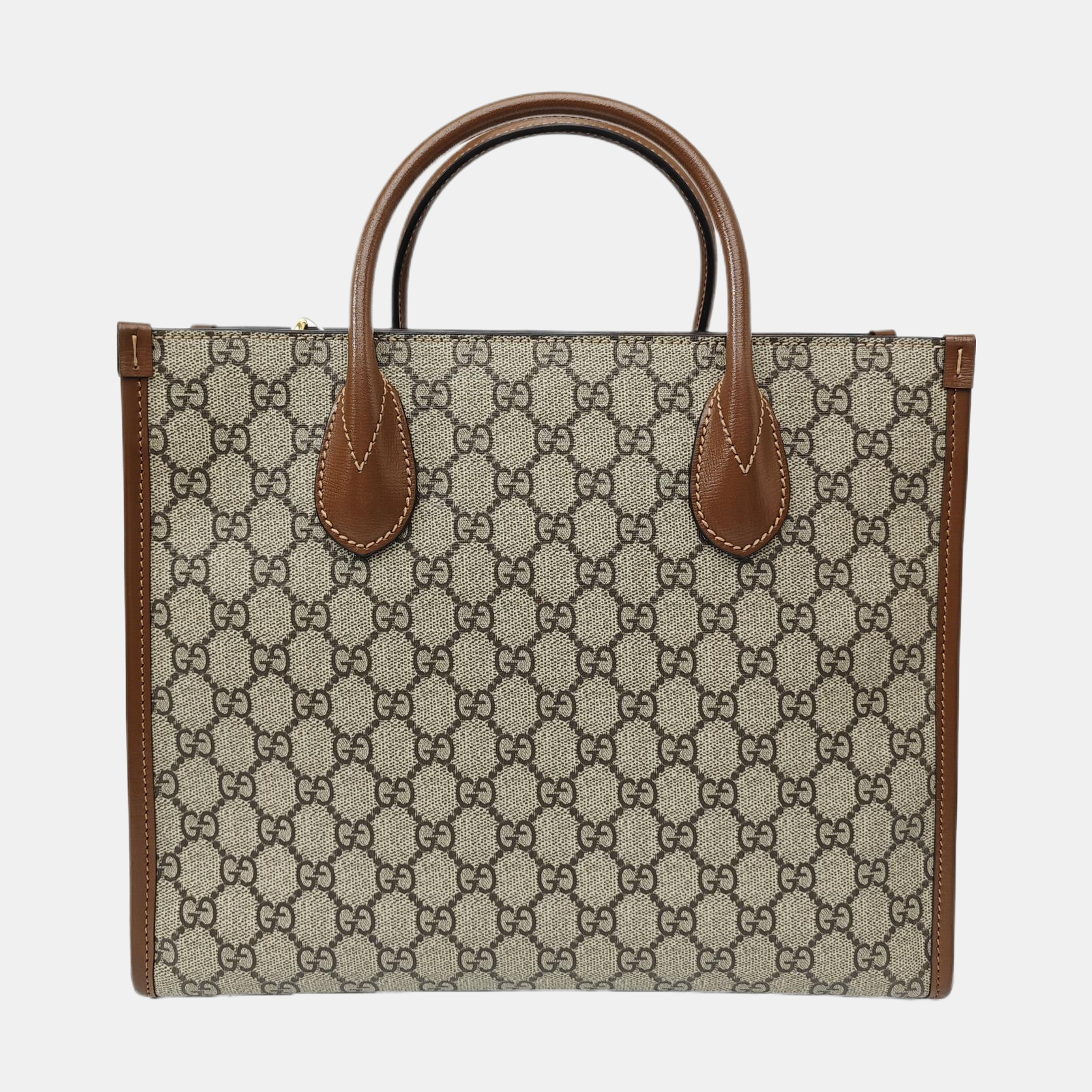 Retro Small Monogram Coated Canvas Brown