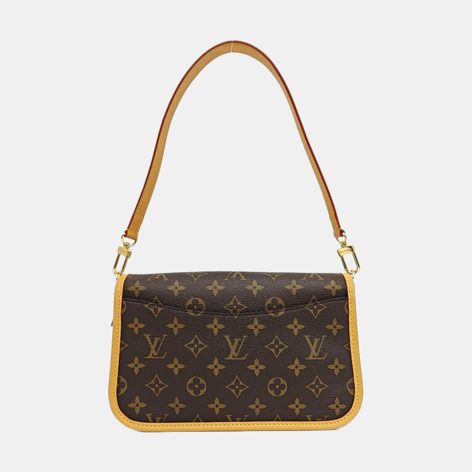 DIANE Monogram Coated Canvas Brown