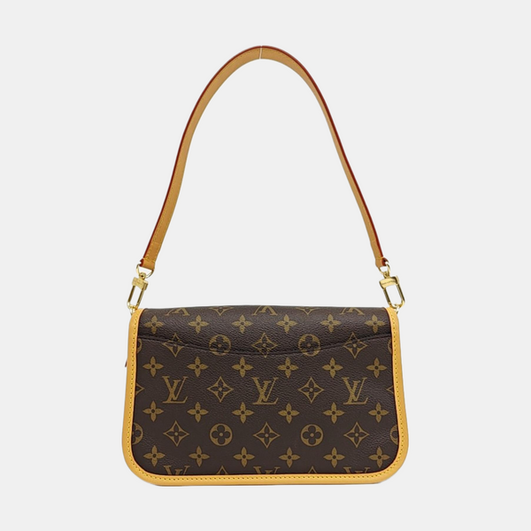 DIANE Monogram Coated Canvas Brown