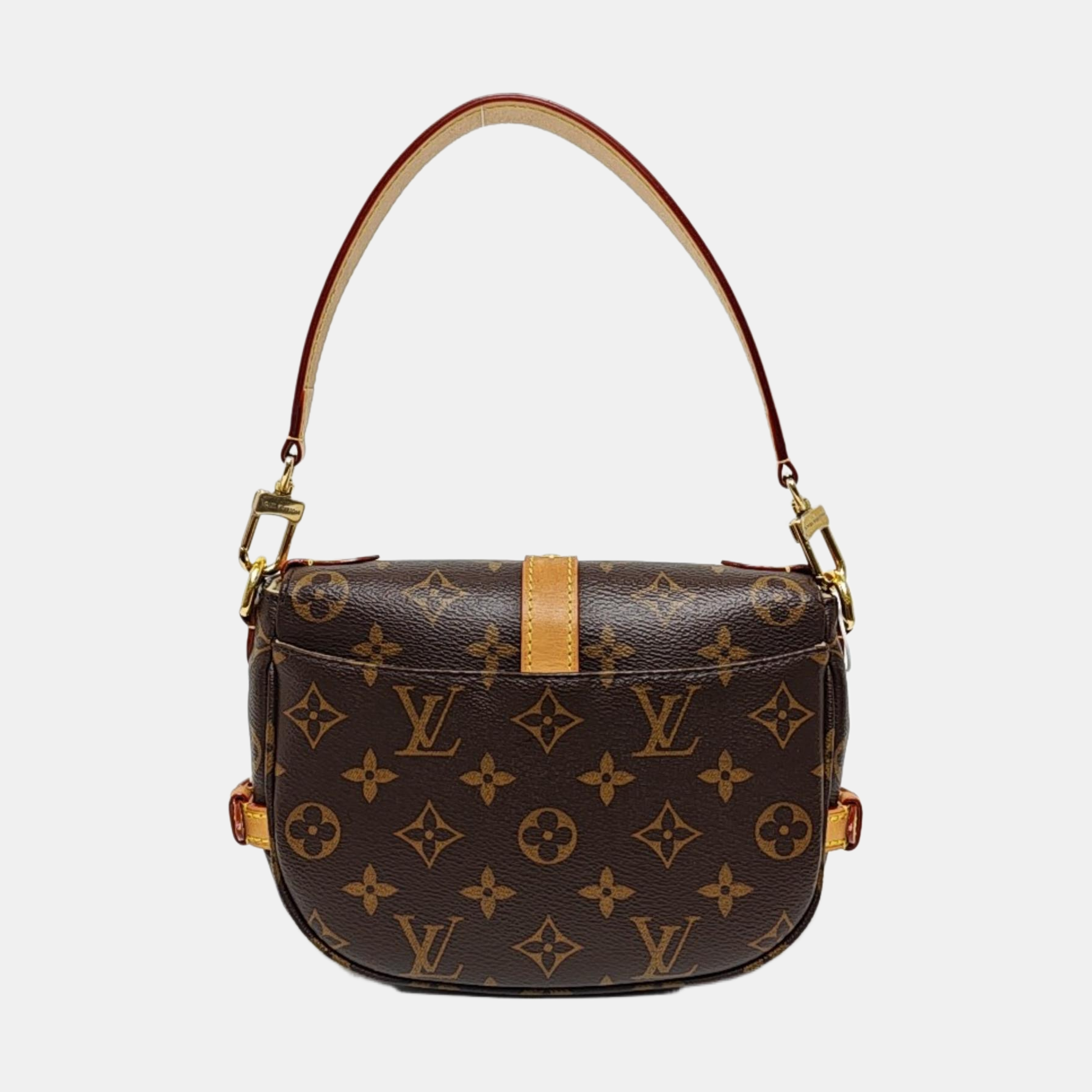 SAUMUR BB Monogram Coated Canvas Brown