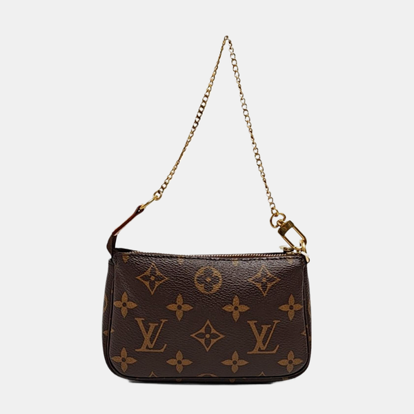 ACCESSOIRES Mini Monogram Coated Canvas Brown
