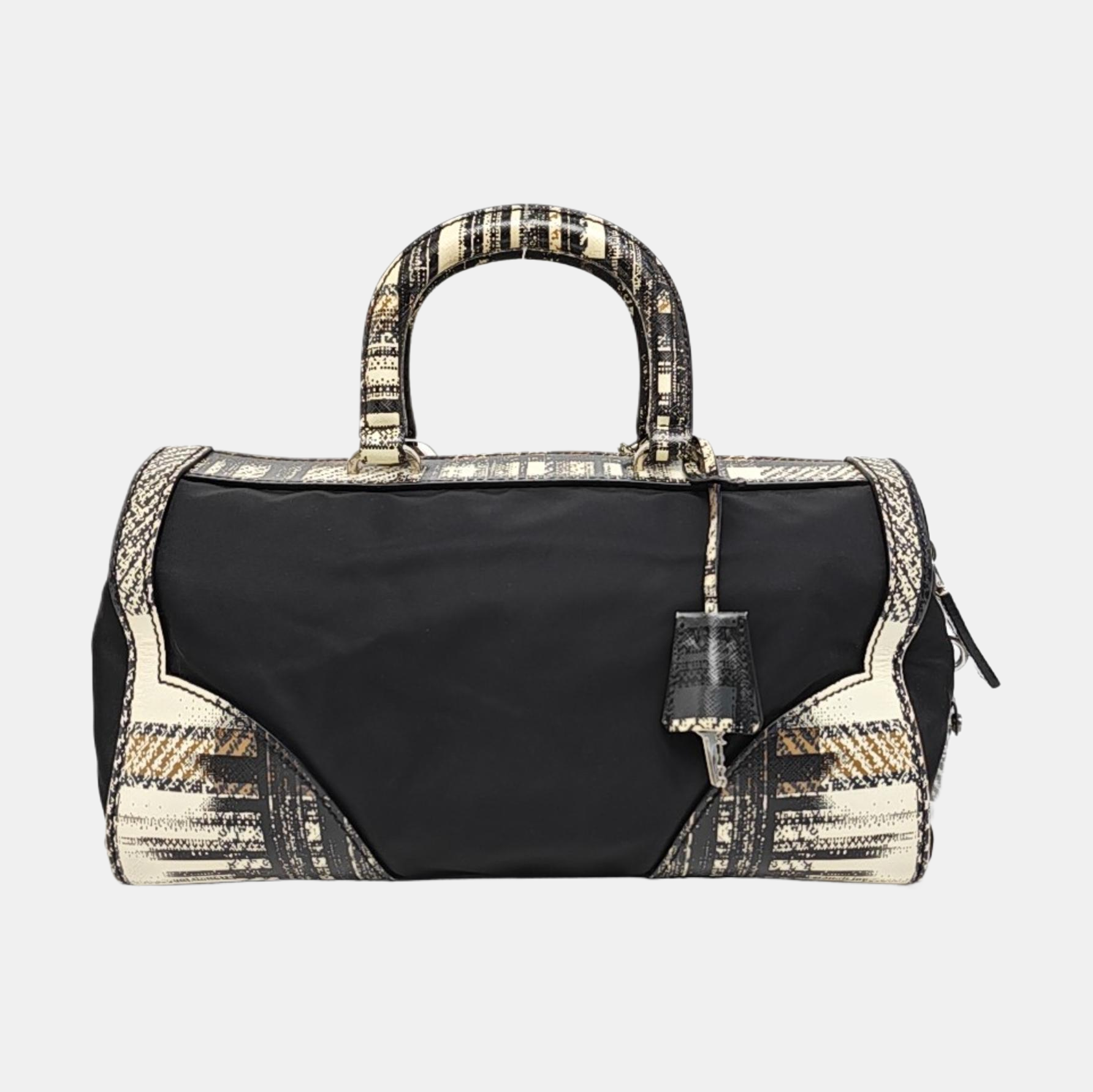 Nylon Shoulder Bag Black