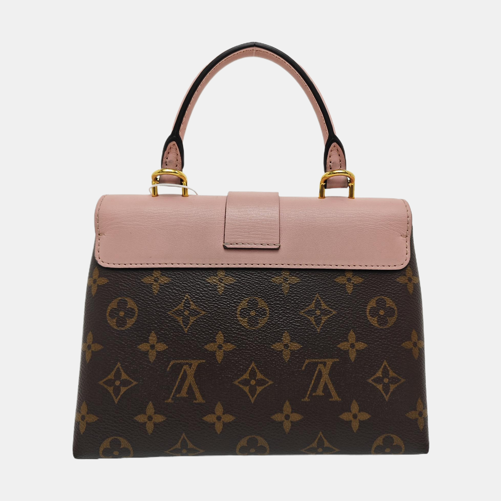 LOCKY BB Monogram Coated Canvas Pink