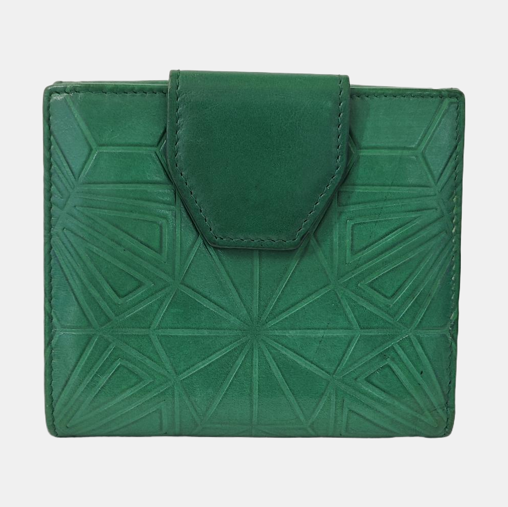 Calfskin Wallet Green