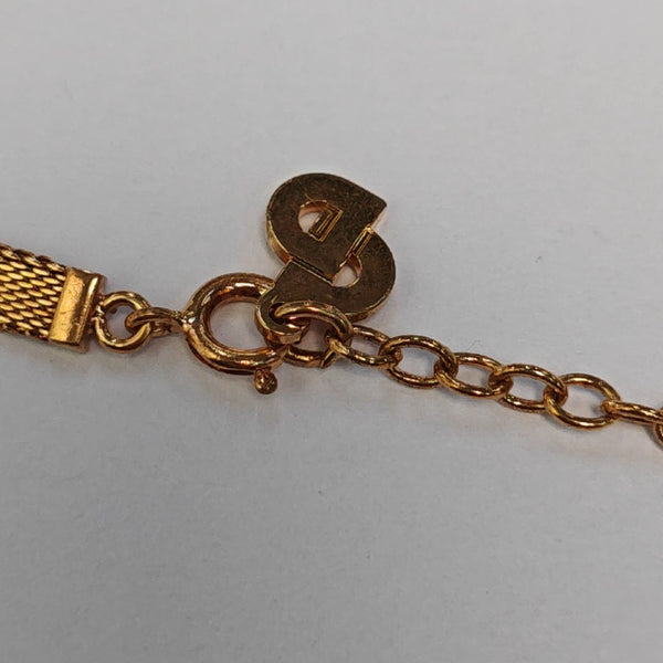 Petit CD Metal Gold Necklace