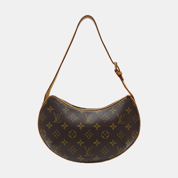 CROISSANT PM Monogram Coated Canvas Brown
