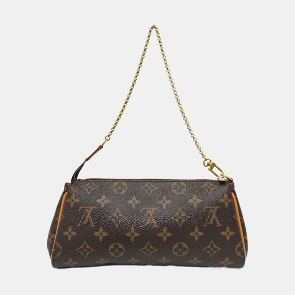 EVA Monogram Coated Canvas Brown