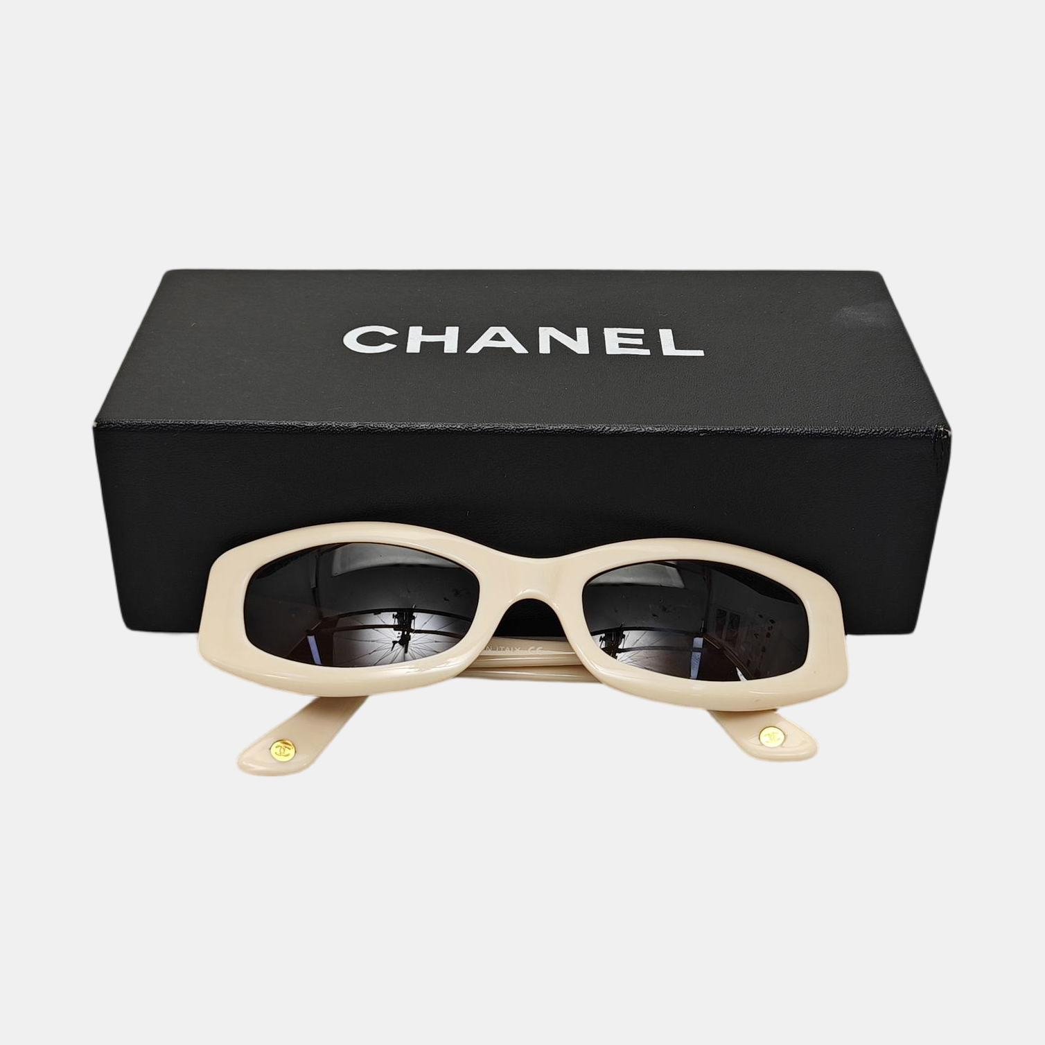 Synthetic Sunglasses Black