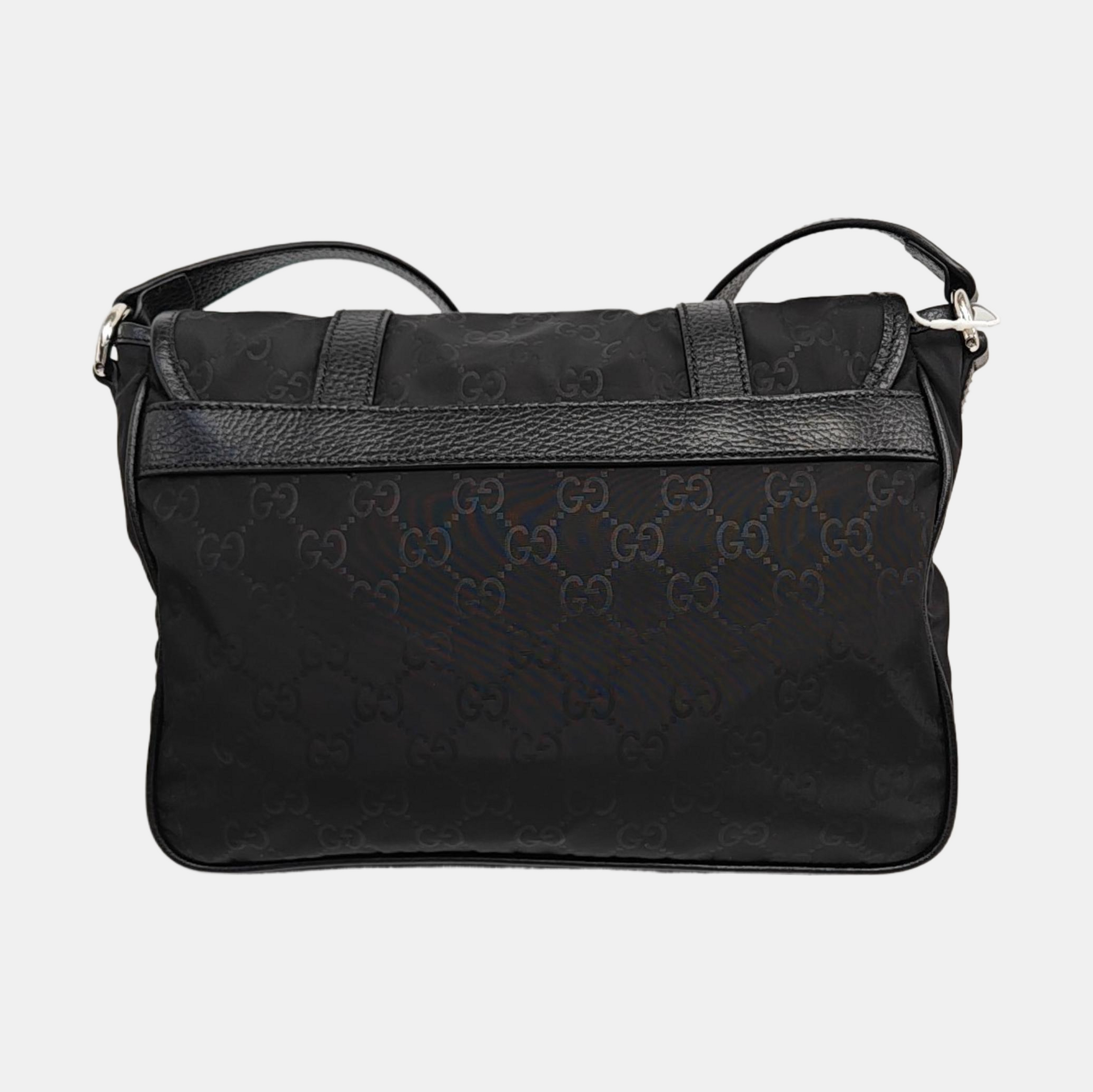 Messenger Monogram Fabric Black