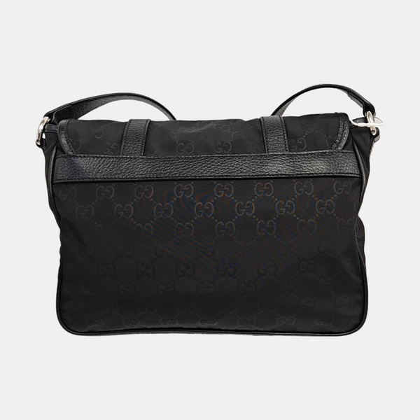 Messenger Monogram Fabric Black