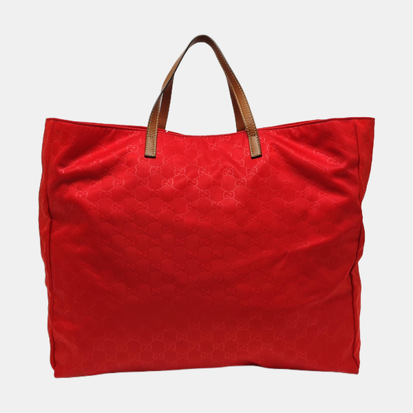 GG Imprime Monogram Nylon Red