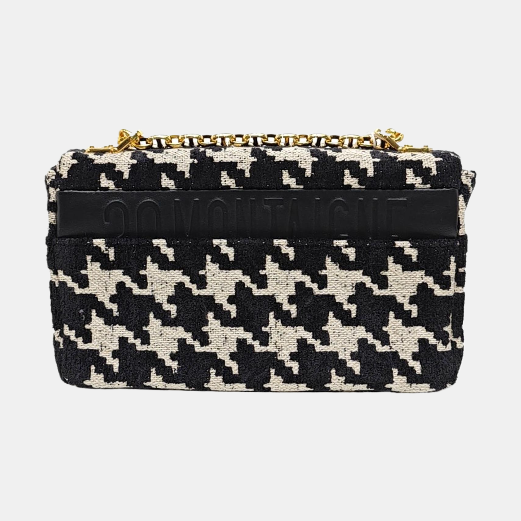 Dior Caro Medium Canvas Black