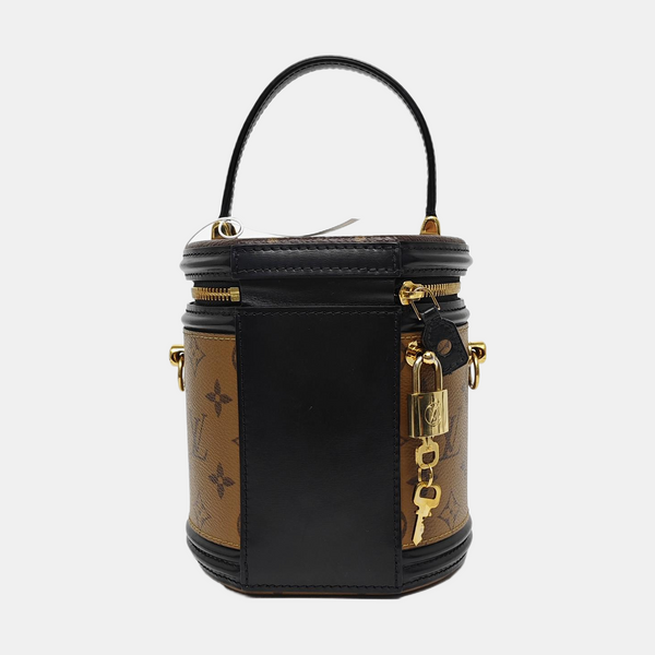 CANNES PM Monogram Coated Canvas Brown