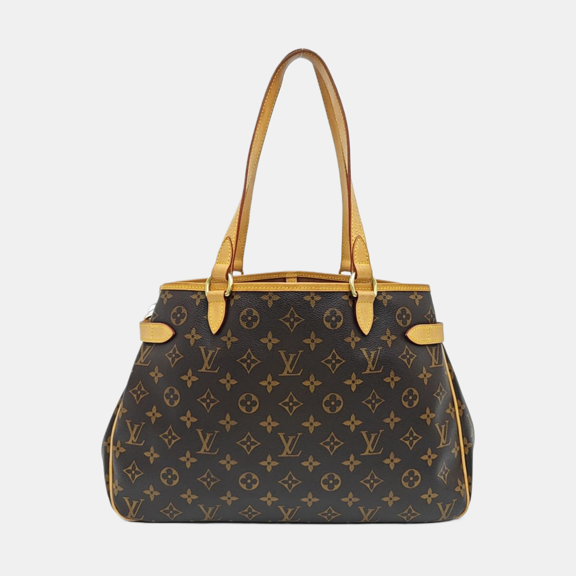 BATIGNOLLES GM Monogram Coated Canvas Brown