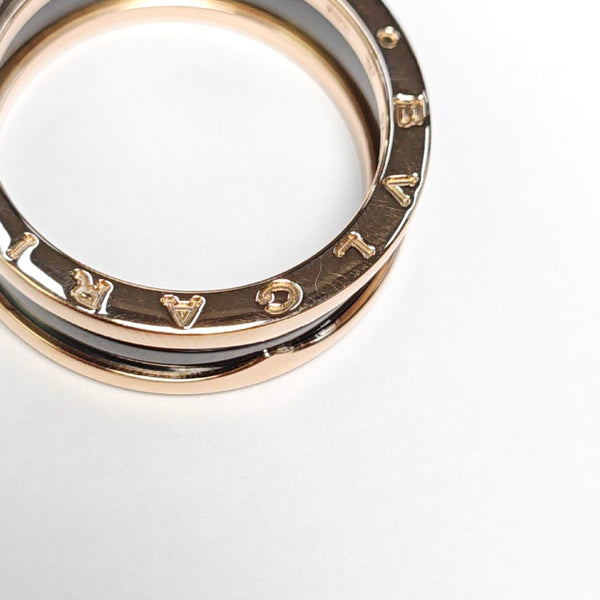 B.ZERO1 18k Rose Gold Ring EU 67
