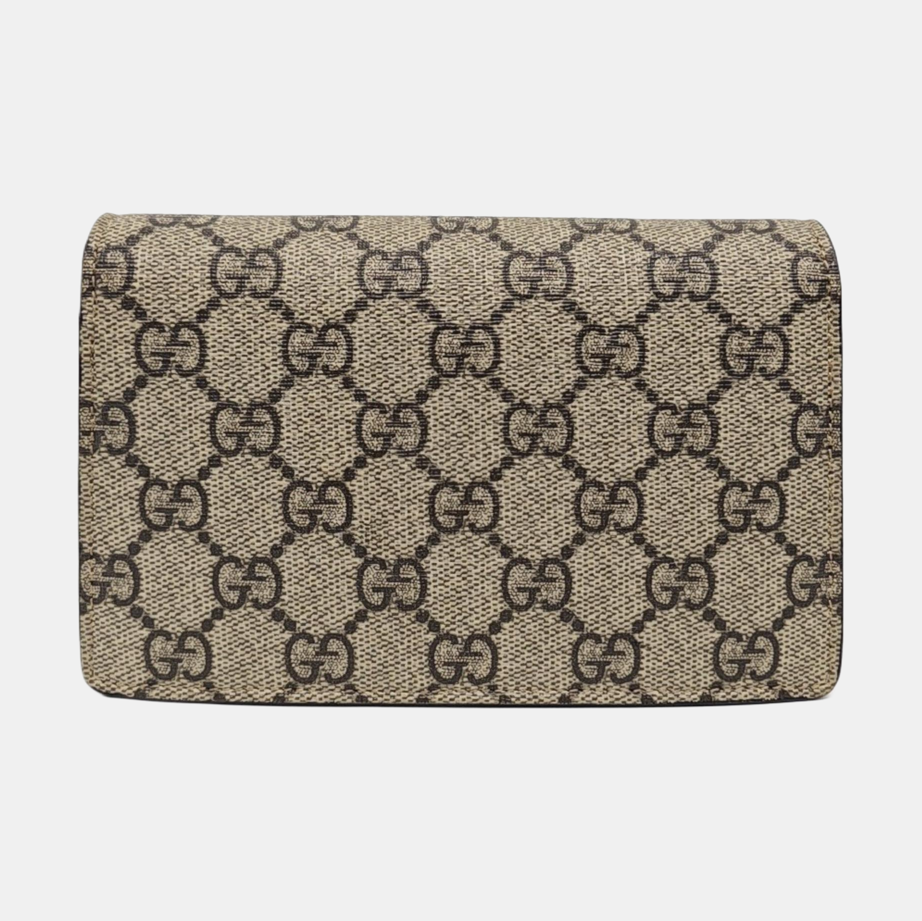 Dionysus Super Mini Monogram Coated Canvas Beige