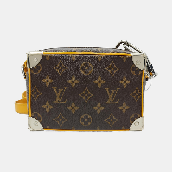 SOFT TRUNK Mini Monogram Coated Canvas Brown
