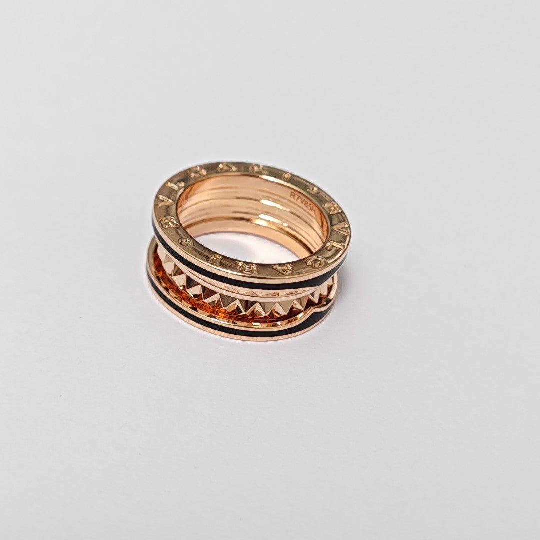 B.ZERO1 18k Rose Gold Ring EU 50