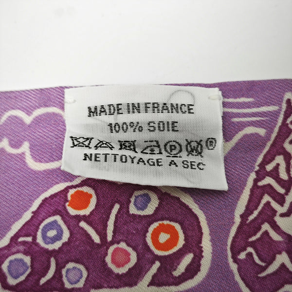 Mulberry Silk Silk Scarf Purple