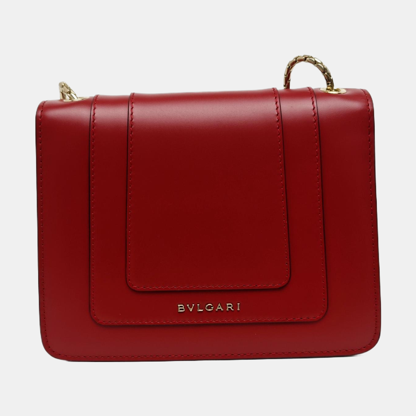 SERPENTI FOREVER Small Calfskin Red