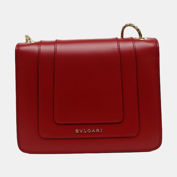 SERPENTI FOREVER Small Calfskin Red