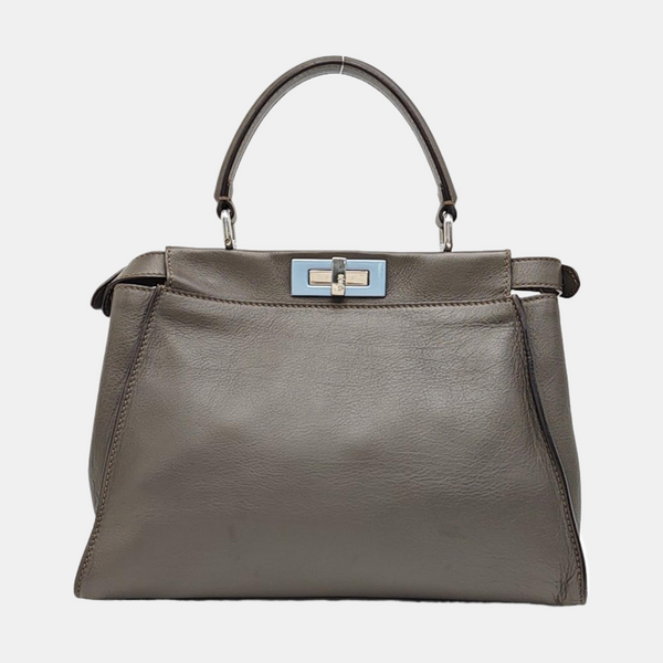 Peekaboo Medium Calfskin Gray