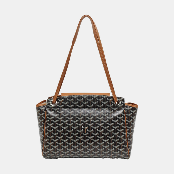 Rouette PM Coated Canvas Brown